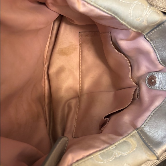 Coach Metallic Silver Shoulder Bag - Picture 7 of 9